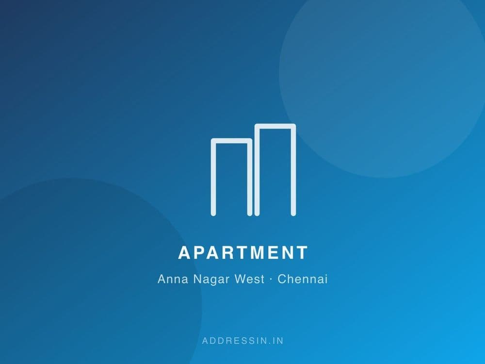 3 BHK Apartment for Rent in Anna Nagar West, Tower Park