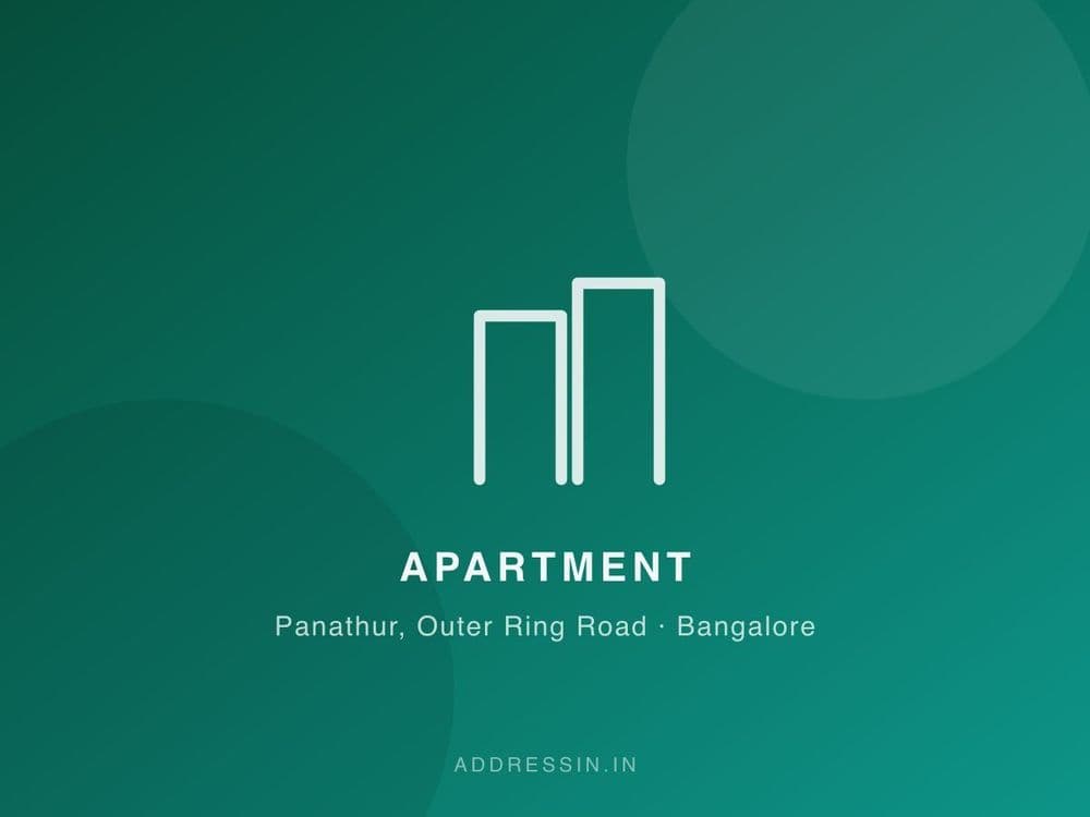 3 BHK Apartment for Rent in Sobha Dream Acres, Panathur