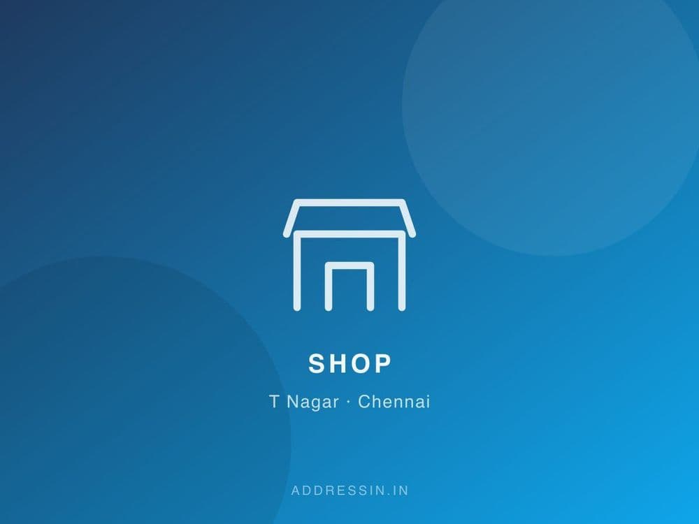 Shop for Rent in T Nagar, Usman Road Shopping Stretch