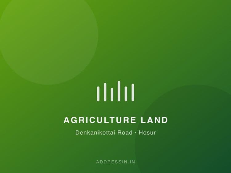 5 Acre Agriculture Land in Denkanikottai Road, Hosur photo 2