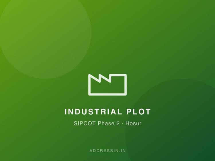 Industrial Plot in SIPCOT Phase 2, Hosur photo 2