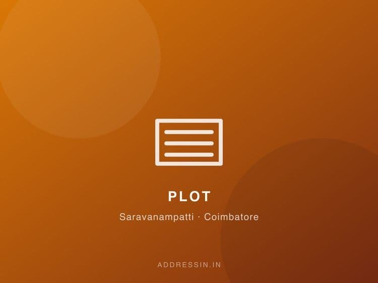 Residential Plot in Saravanampatti IT Corridor photo 2