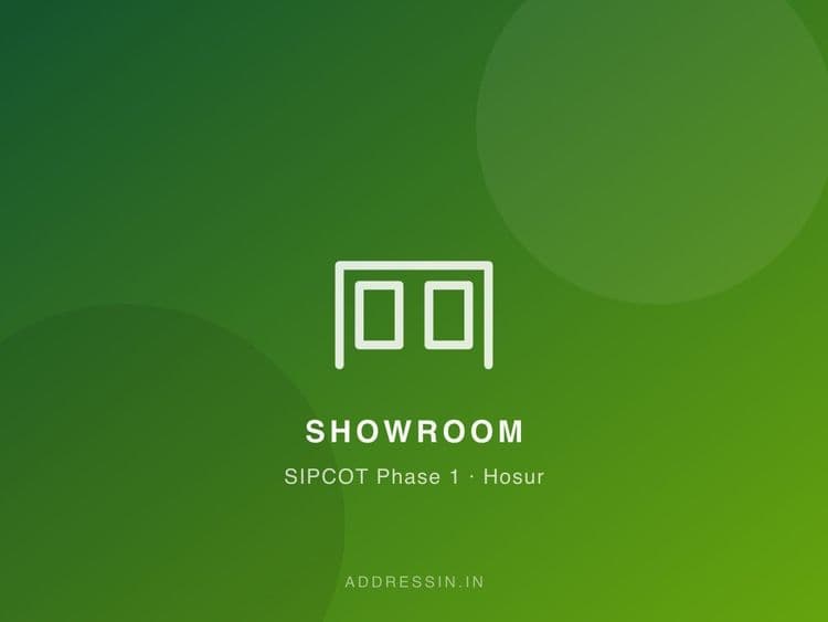 Showroom for Rent on Sipcot Main Road, Hosur