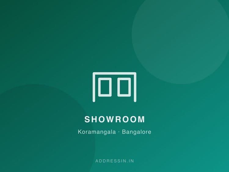Showroom Space for Rent in Koramangala 80 Ft Road